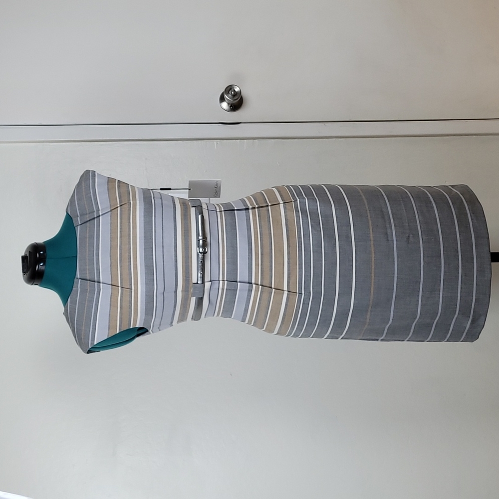 Calvin Klein Dress, Fitted, size 6, grey